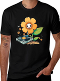 Groovy Flower Turntable T-Shirt