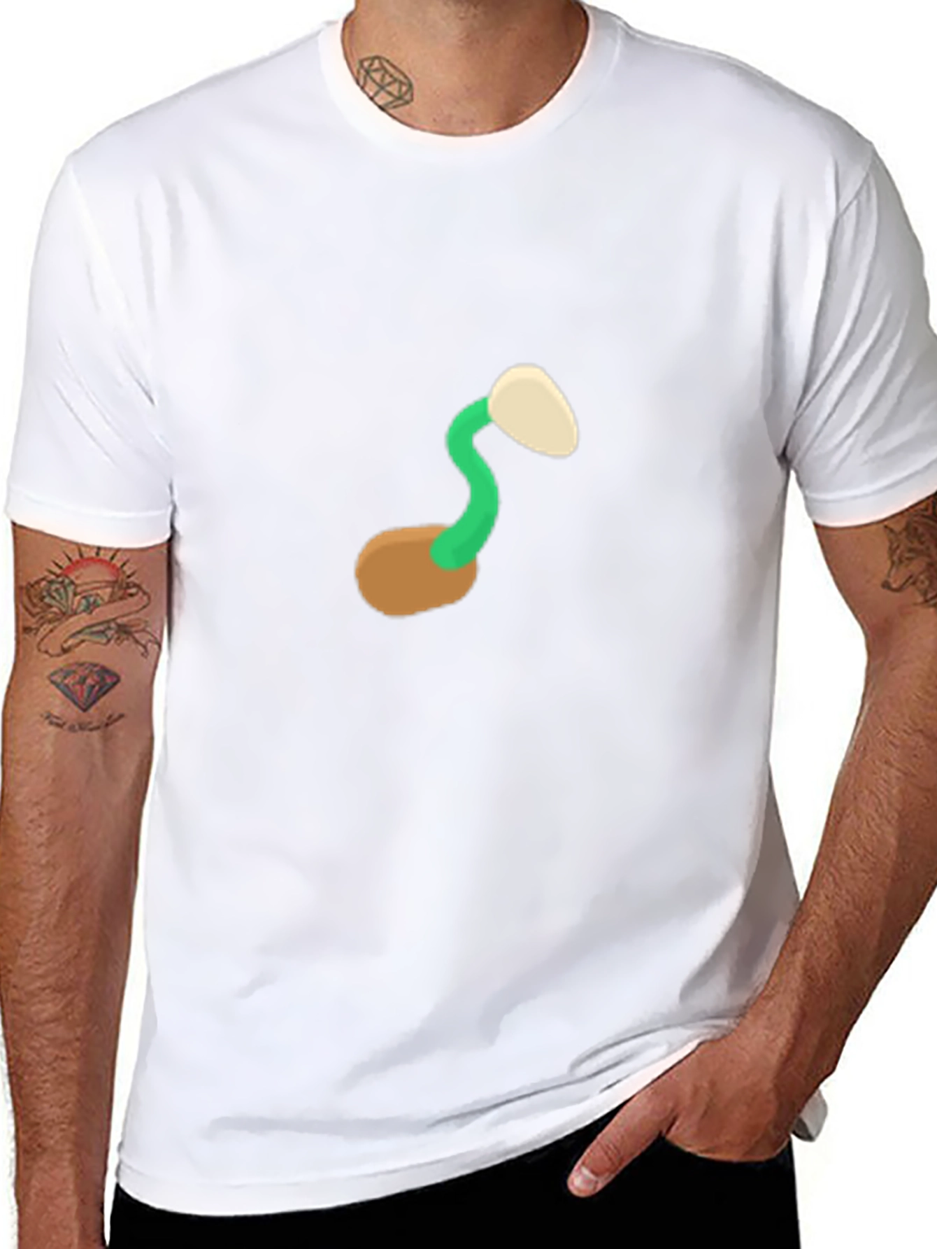 Sprout Graphic Black T-Shirt