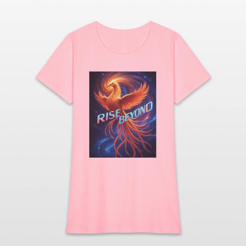 Rise Beyond – Cosmic Phoenix Rebirth T-Shirt