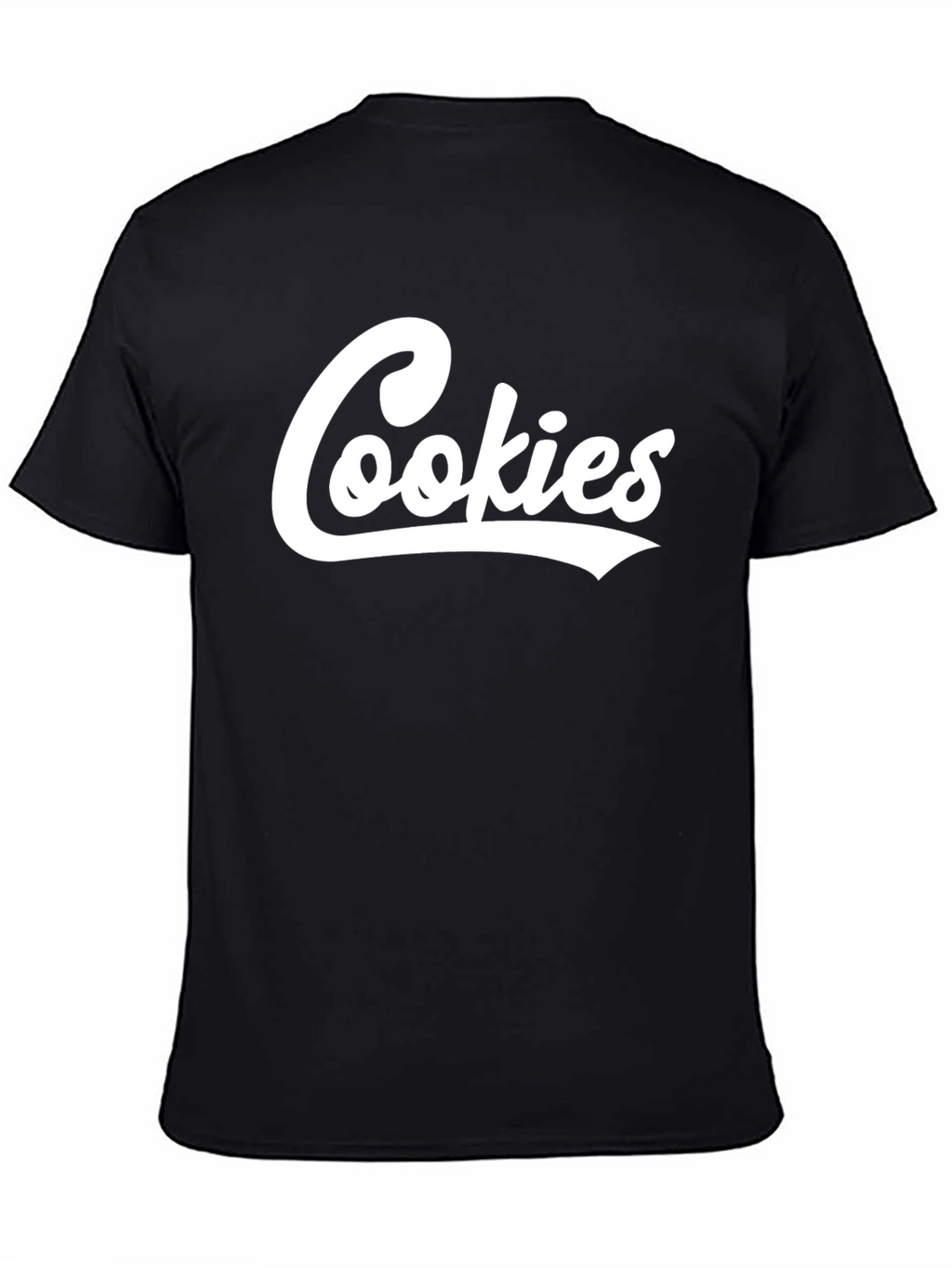 Cookies Graphic Print Black T-Shirt for Men
