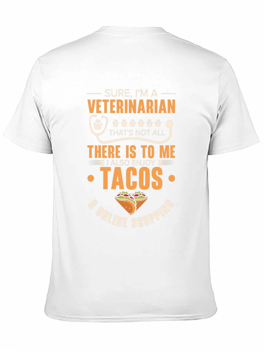 Veterinarian Tacos & Online Shopping T-Shirt