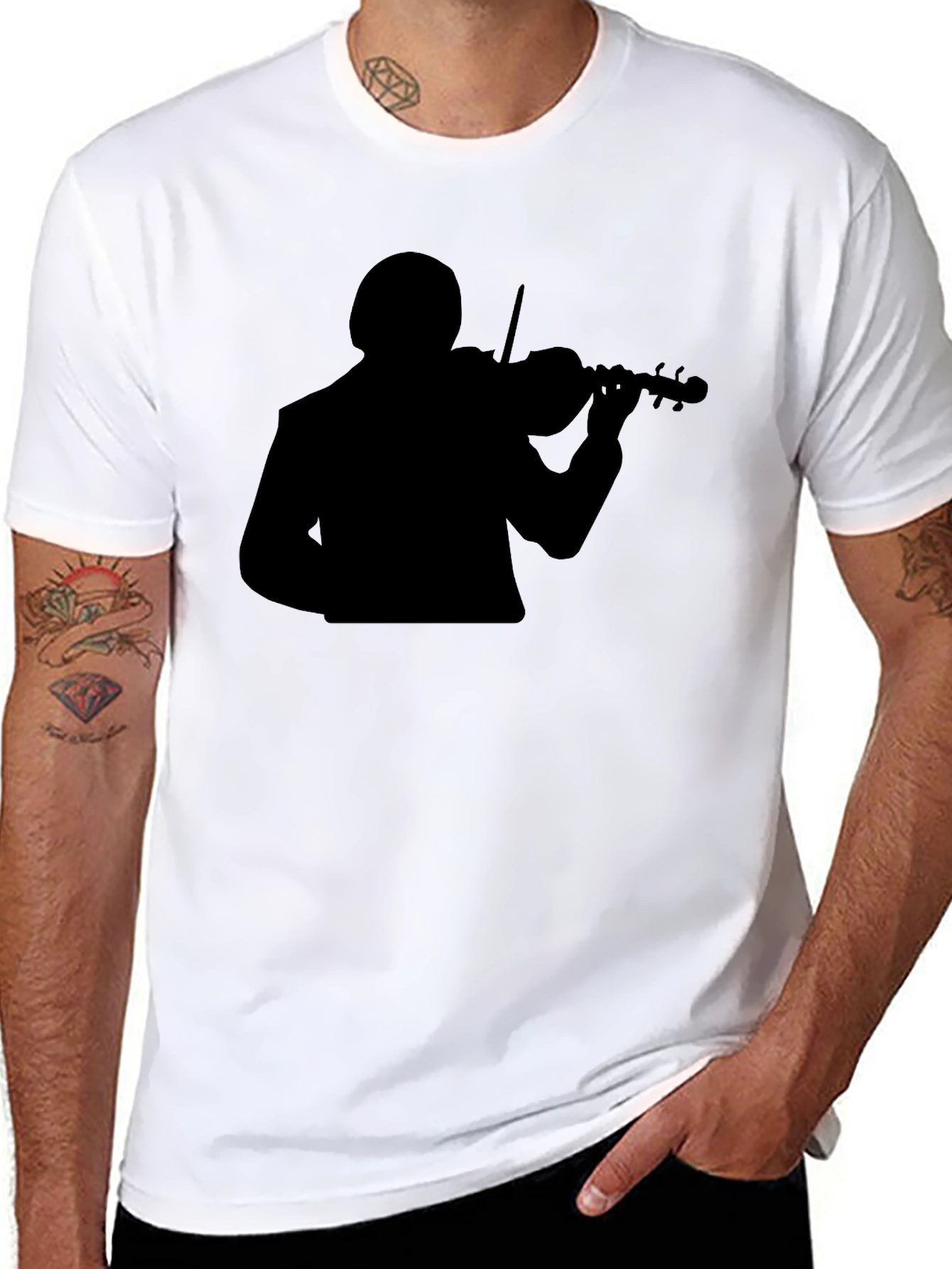 Musician Silhouette T-Shirt