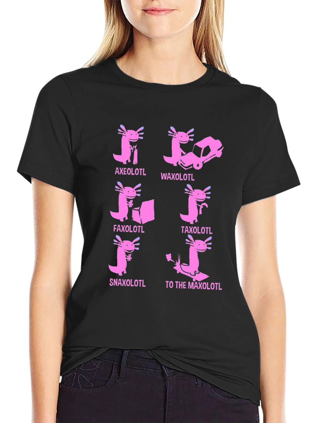 Axolotl Pun T-Shirt: Humorous Amphibian Tee