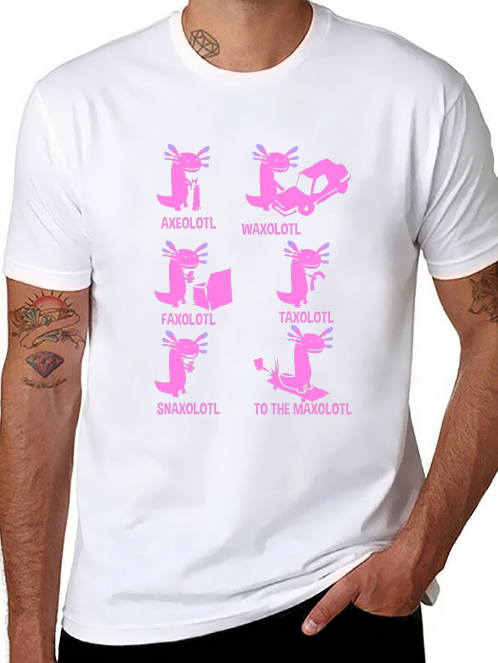 Axolotl Pun T-Shirt: Humorous Amphibian Tee