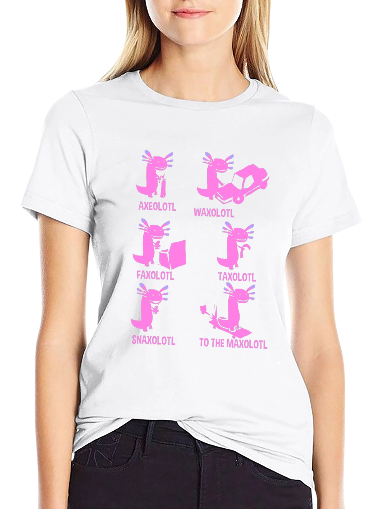 Axolotl Pun T-Shirt: Humorous Amphibian Tee