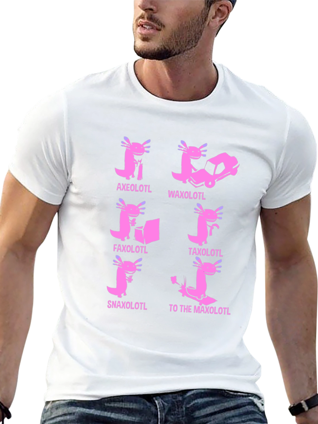 Axolotl Pun T-Shirt: Humorous Amphibian Tee