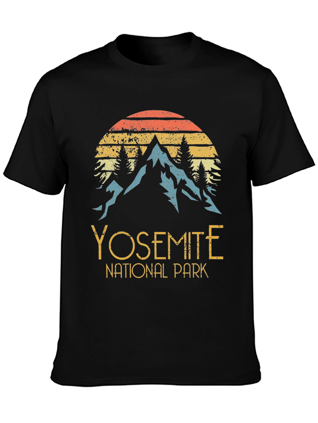 Yosemite National Park Retro Graphic T-Shirt