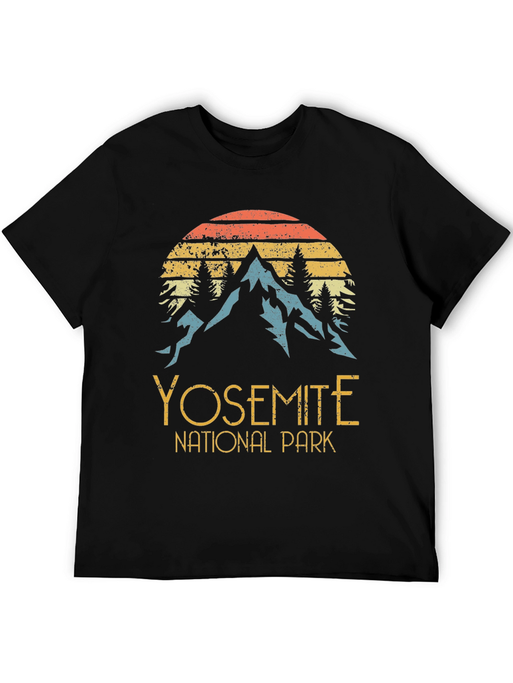 Yosemite National Park Retro Graphic T-Shirt