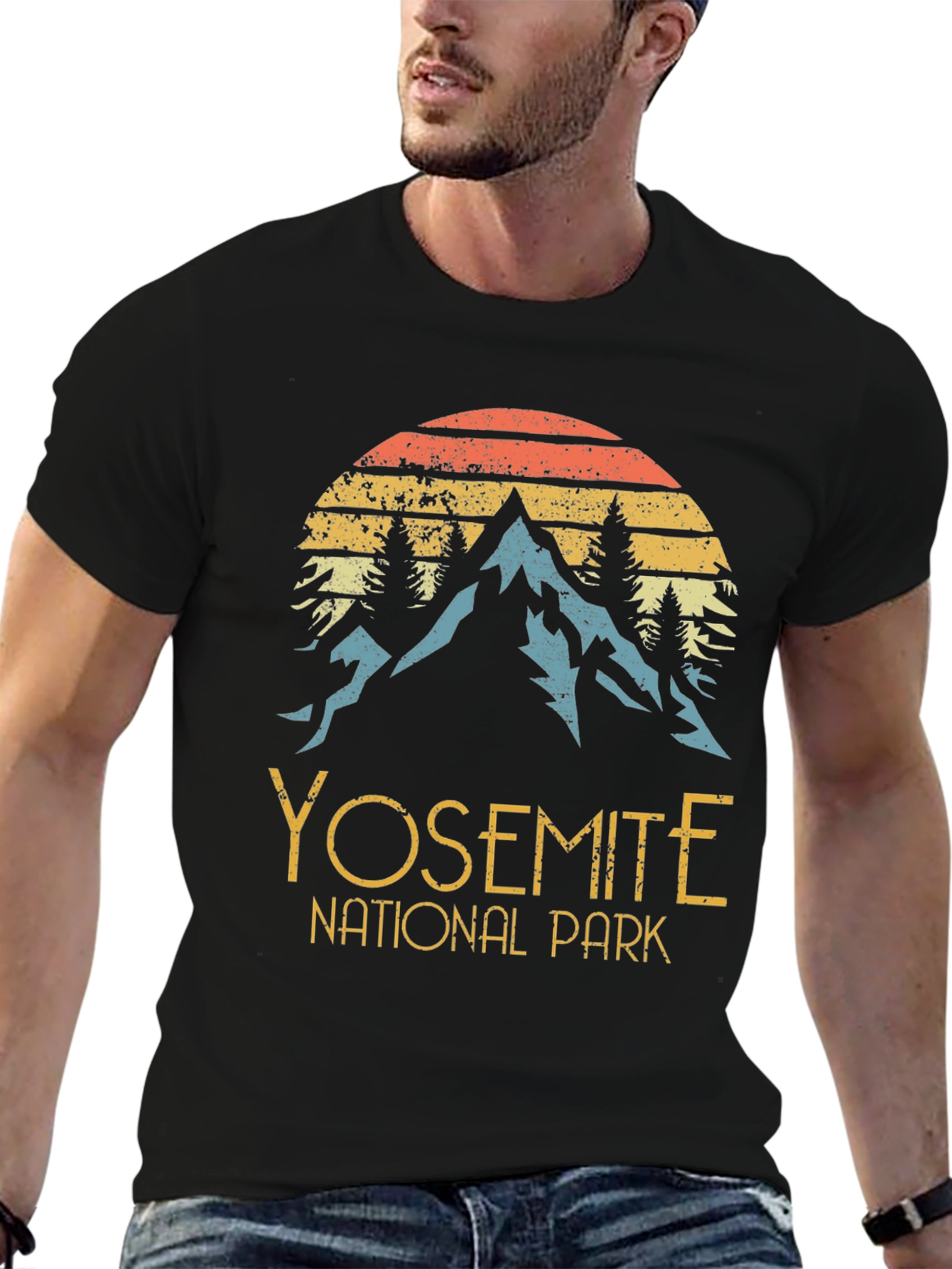 Yosemite National Park Retro Graphic T-Shirt
