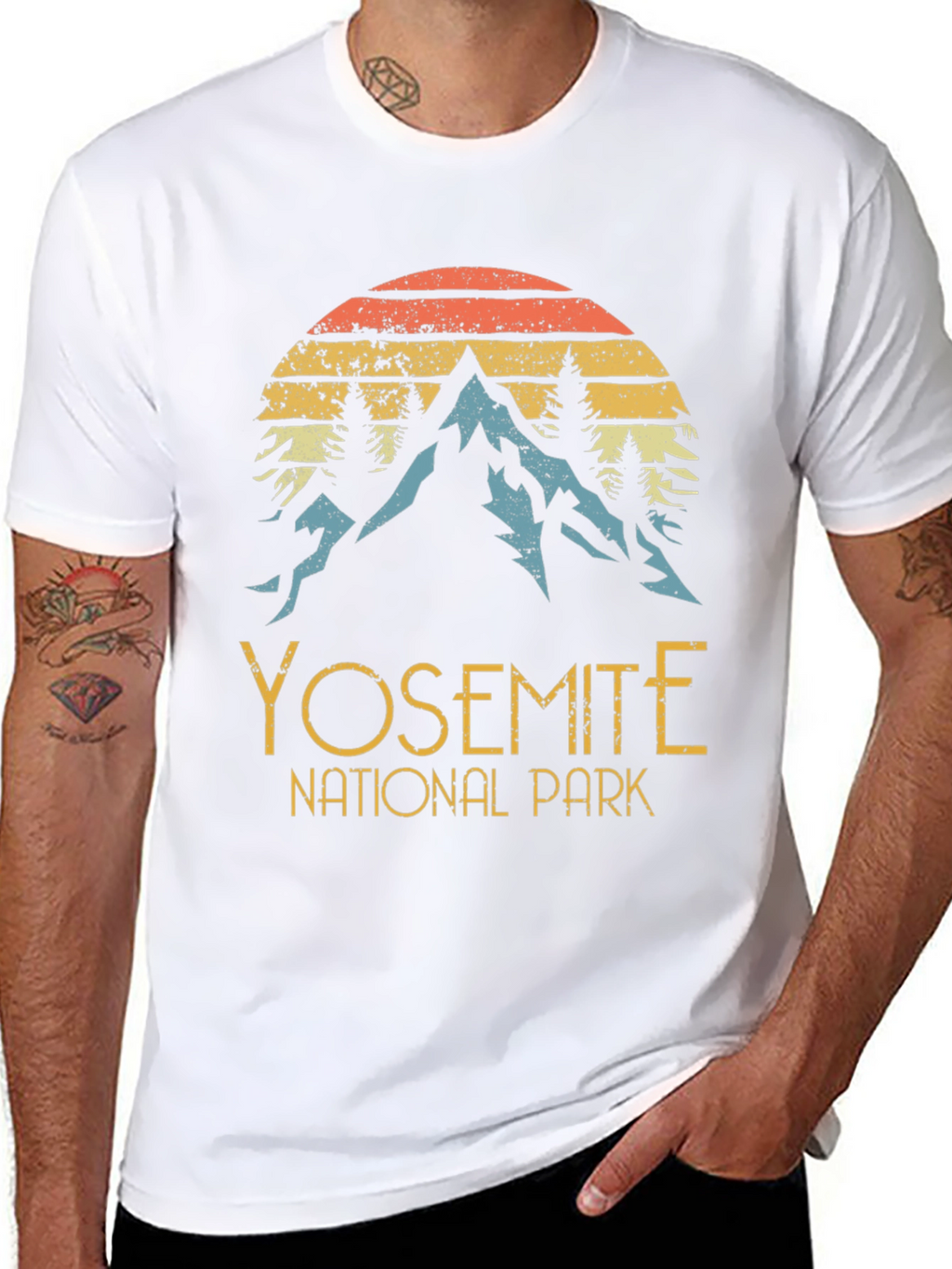 Yosemite National Park Retro Graphic T-Shirt