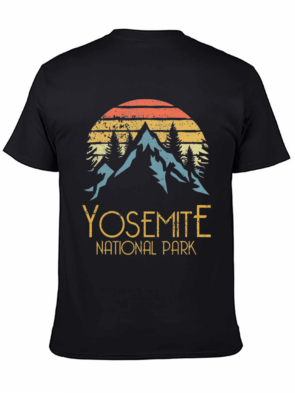 Yosemite National Park Retro Graphic T-Shirt