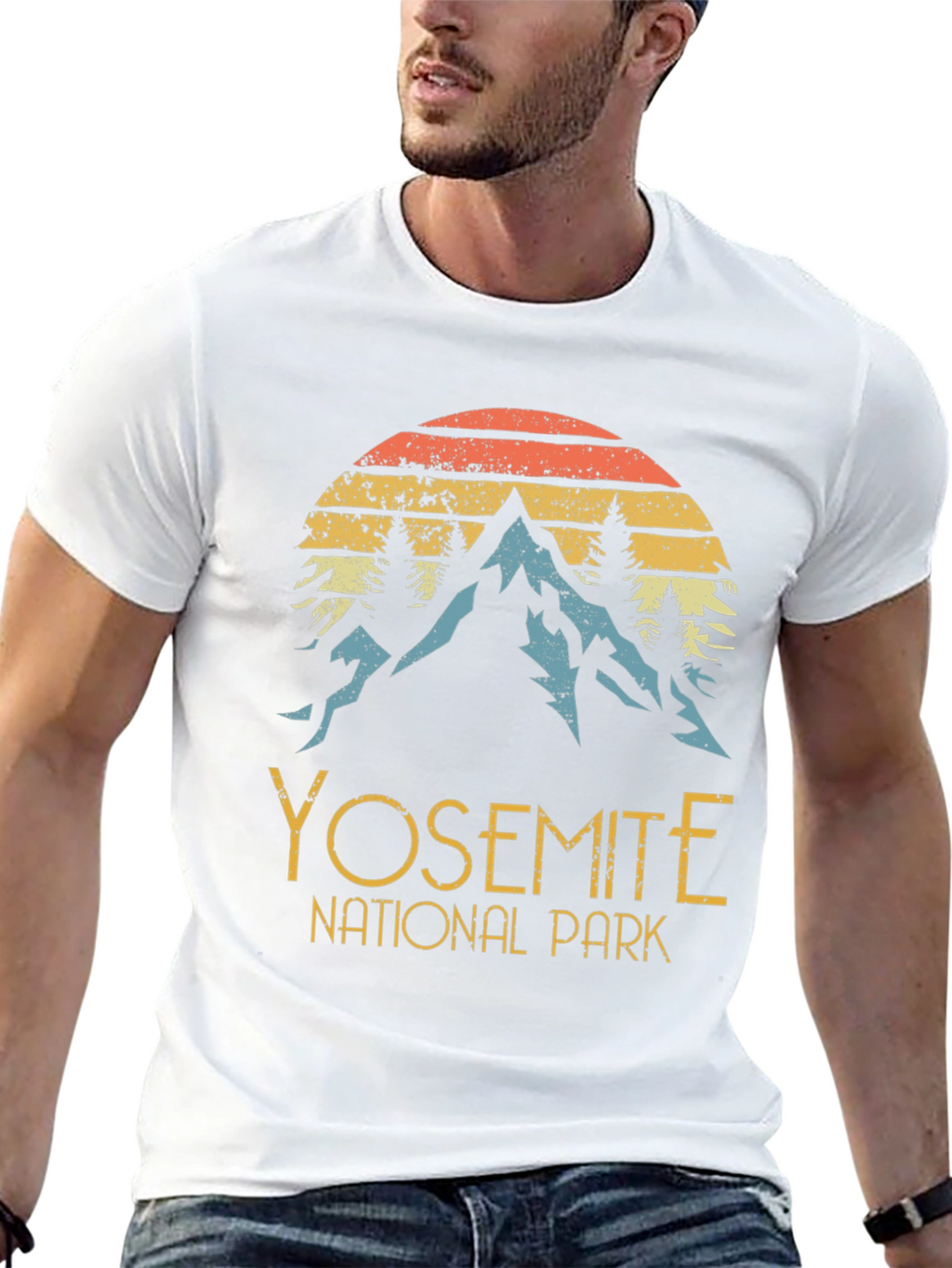 Yosemite National Park Retro Graphic T-Shirt