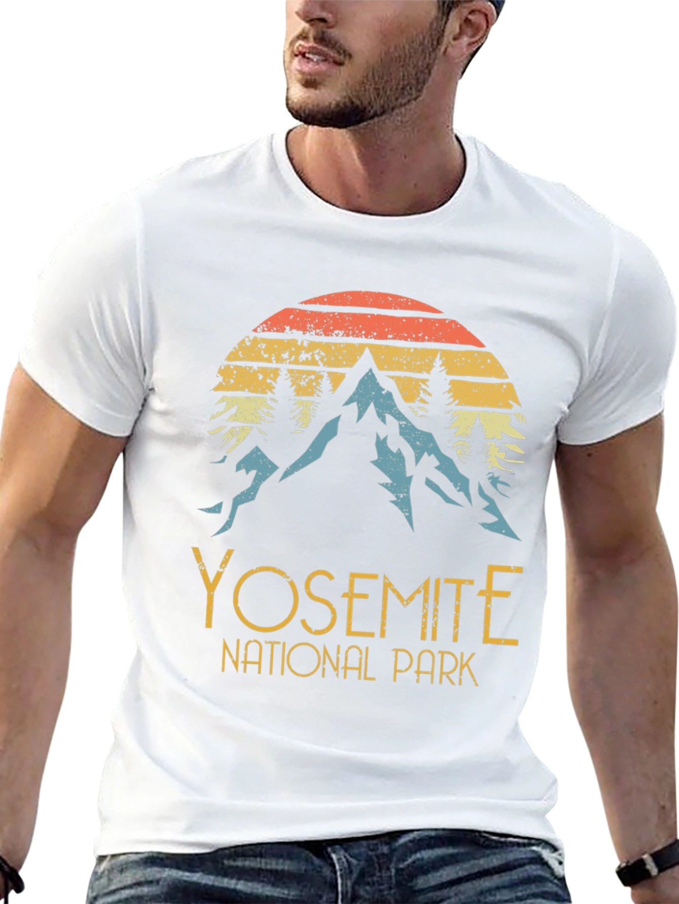 Yosemite National Park Retro Graphic T-Shirt