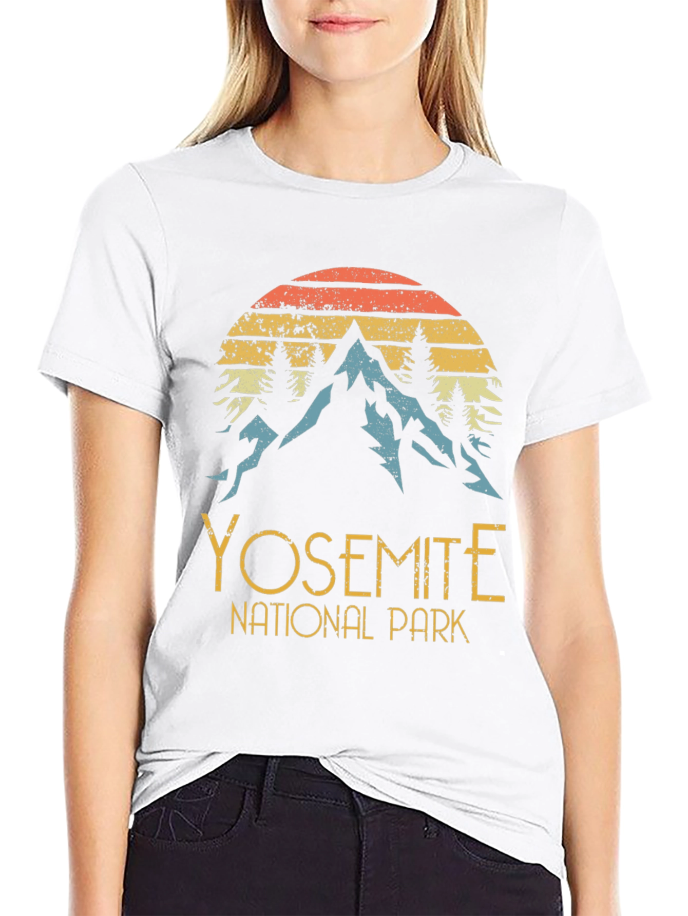 Yosemite National Park Retro Graphic T-Shirt