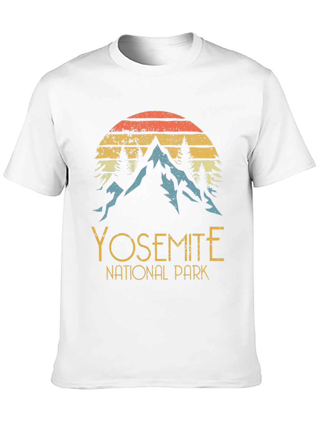 Yosemite National Park Retro Graphic T-Shirt