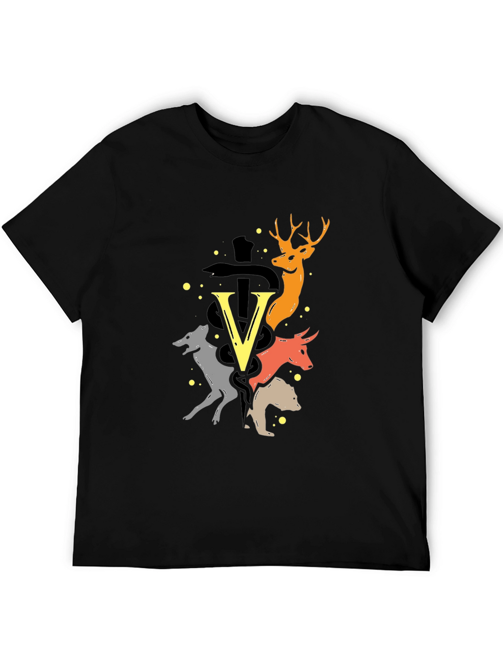 Animal Graphic Tee - Unique Design Soft Fabric