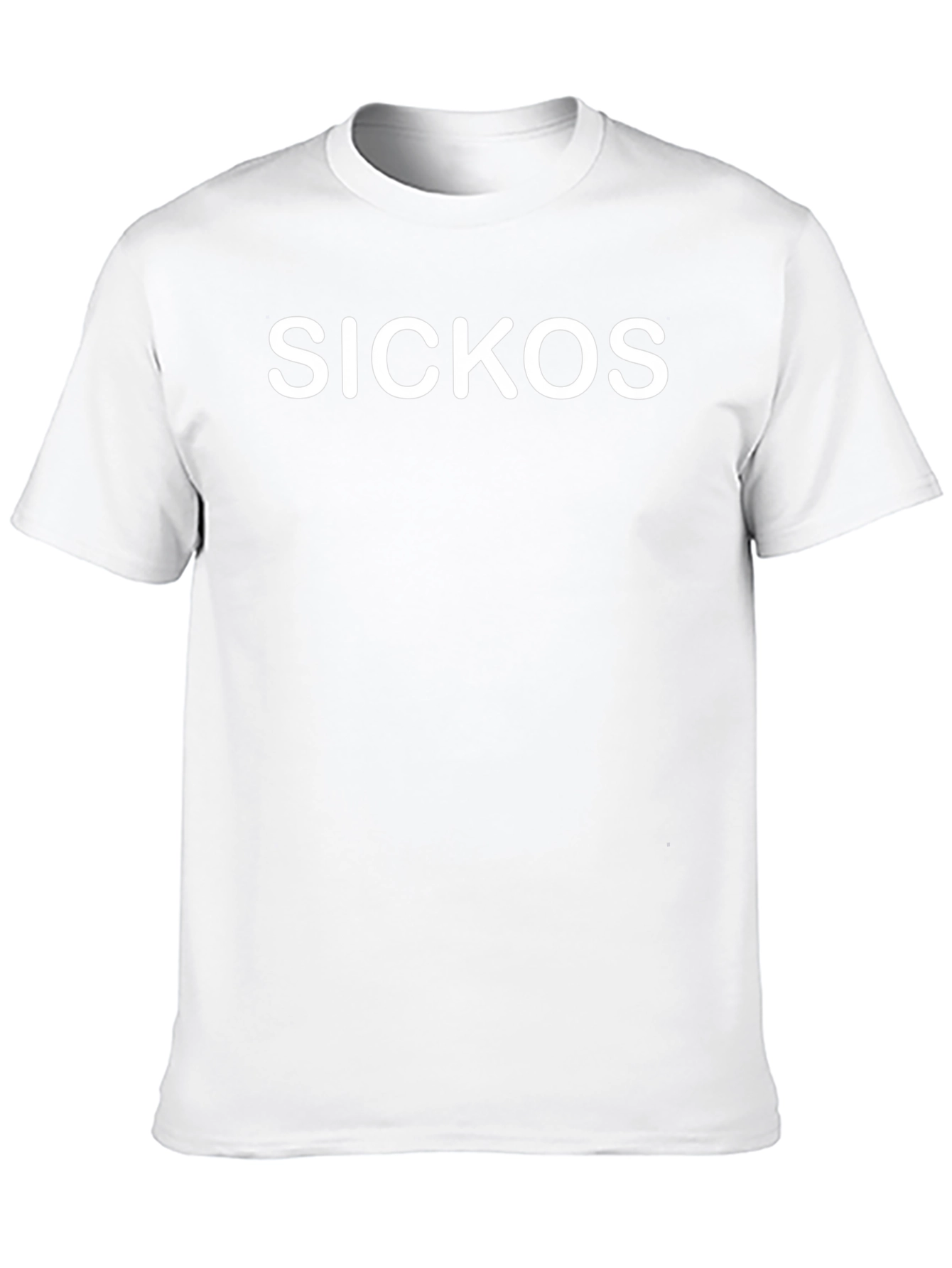 SICKOS Black Graphic Tee - Casual Style
