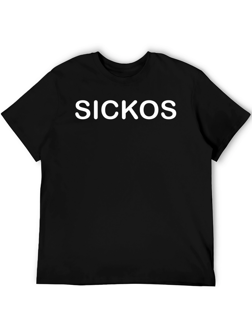 SICKOS Black Graphic Tee - Casual Style