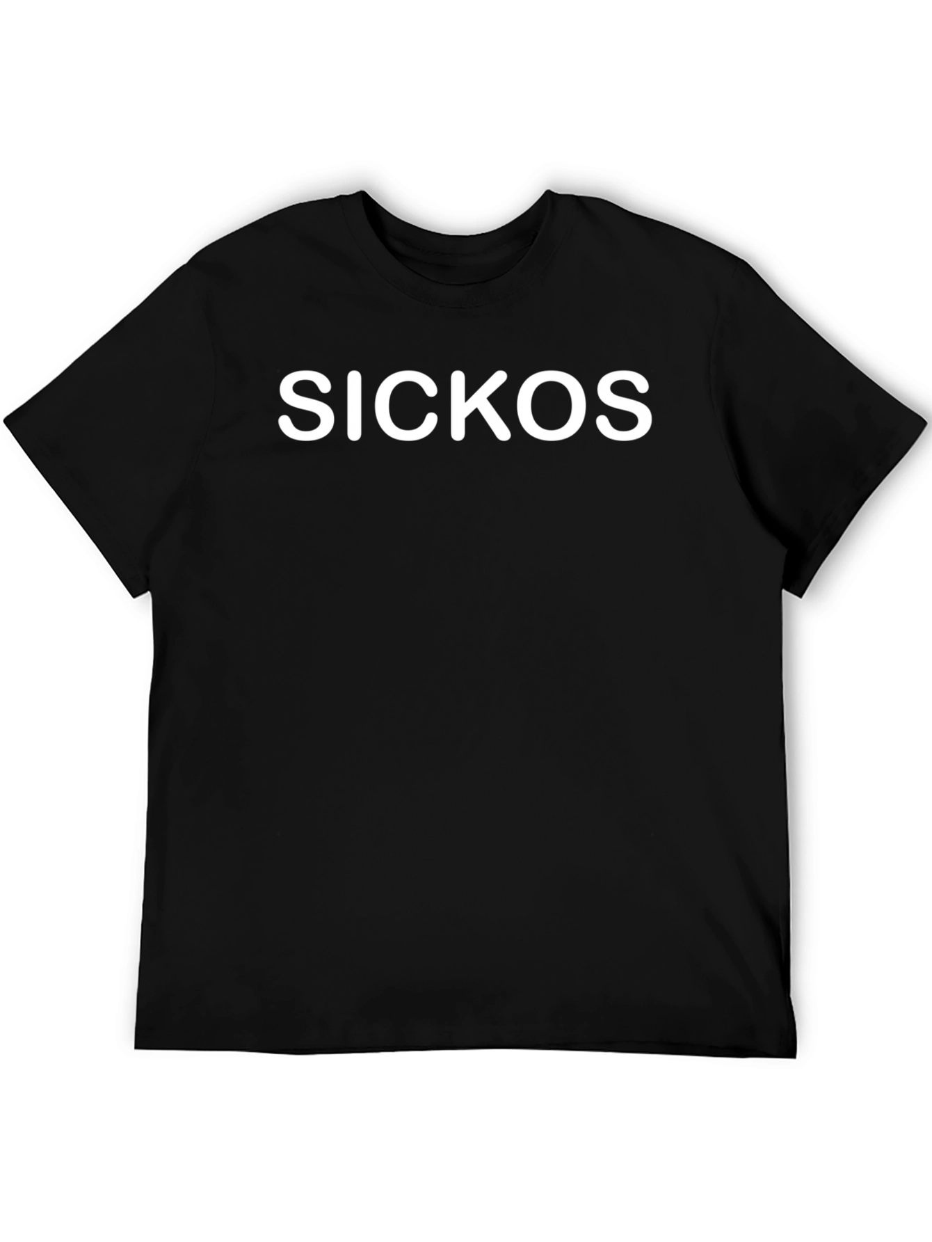 SICKOS Black Graphic Tee - Casual Style
