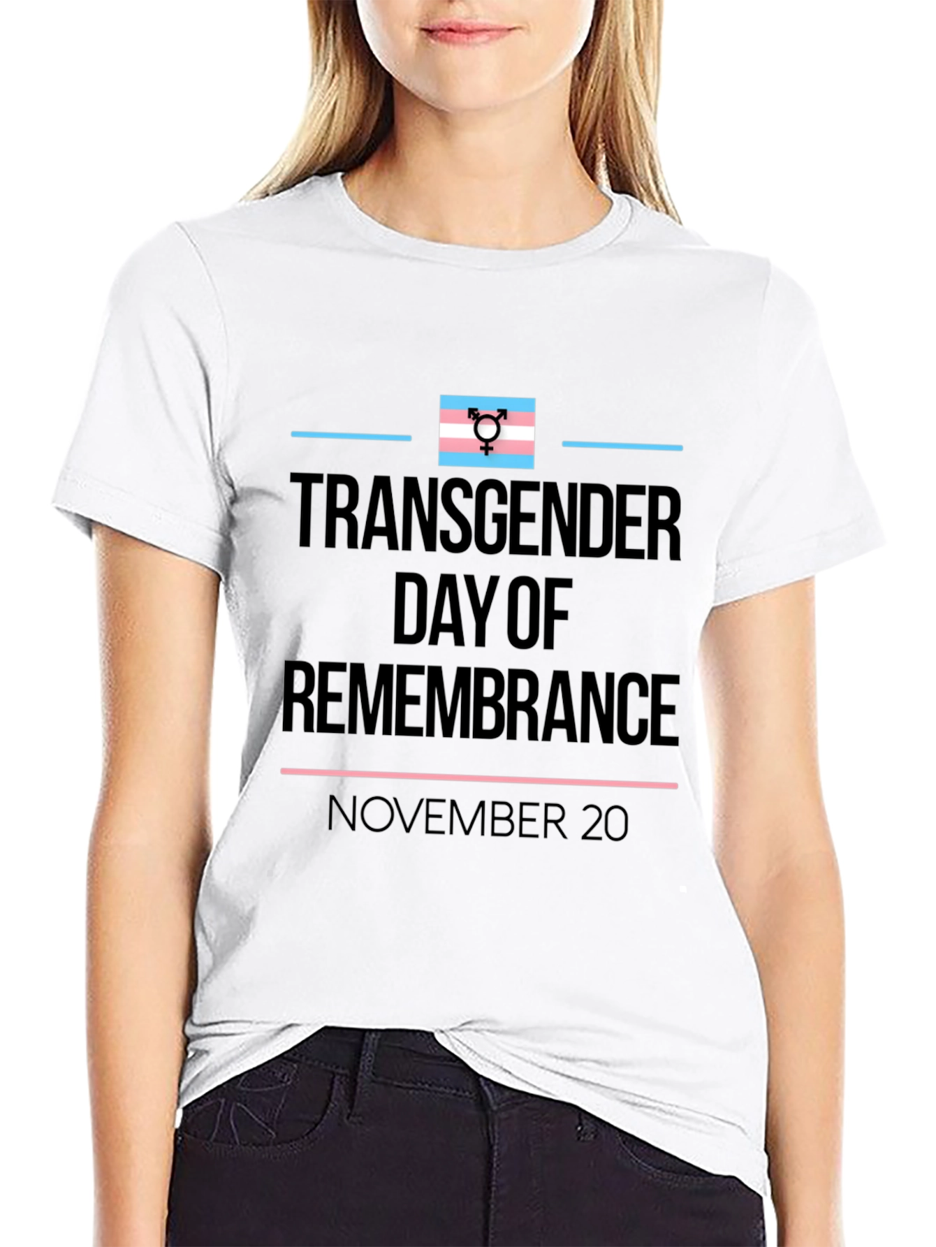 Transgender Day of Remembrance Black T-Shirt