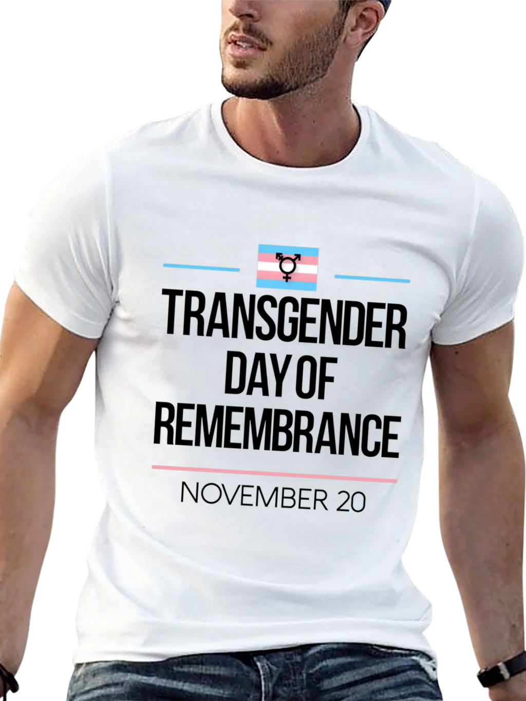 Transgender Day of Remembrance Black T-Shirt