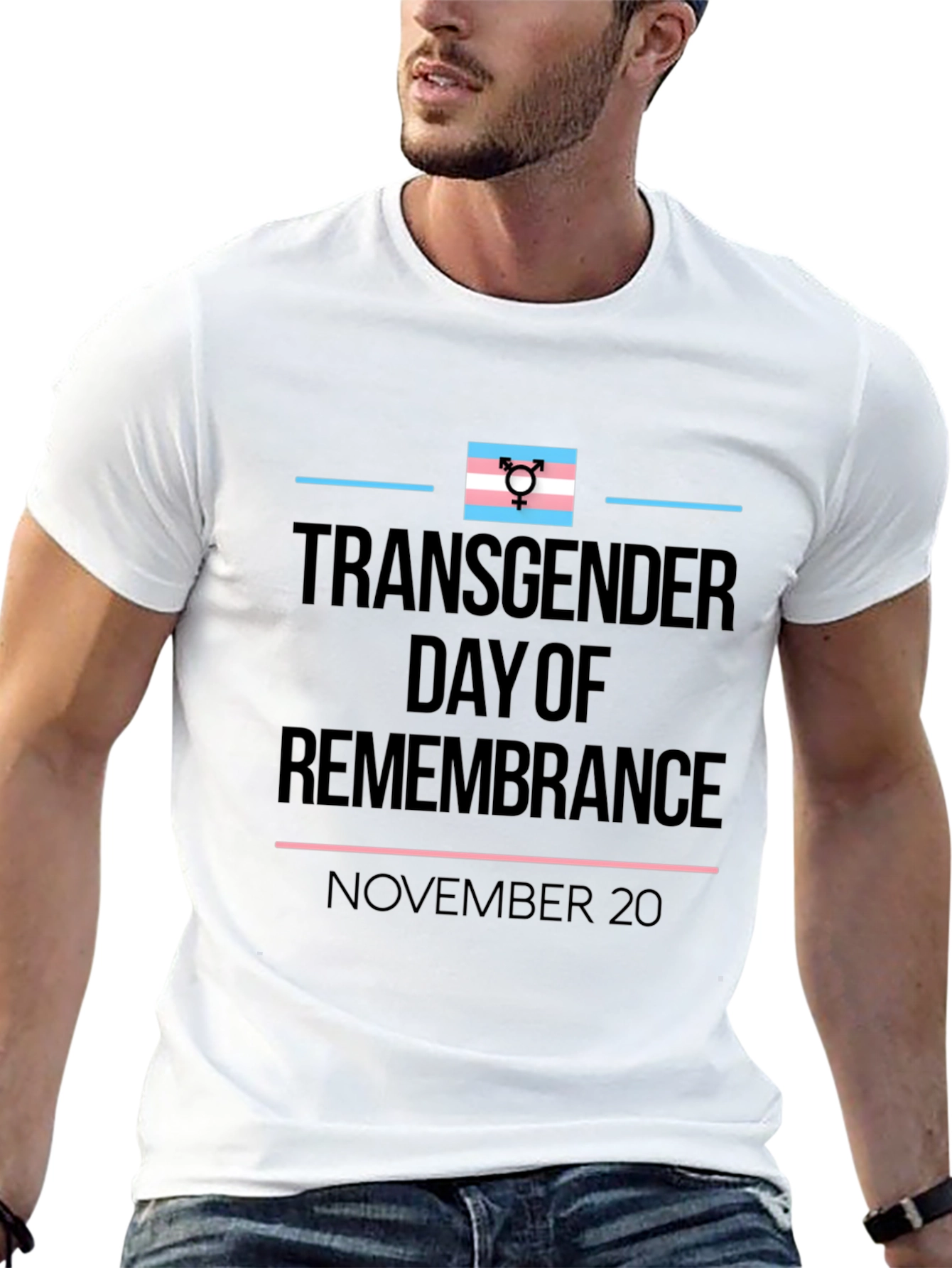 Transgender Day of Remembrance Black T-Shirt