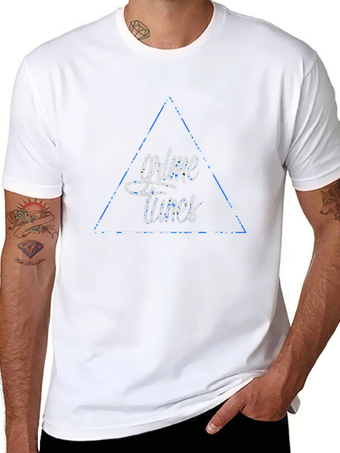 Grime Tunes Black Graphic T-Shirt