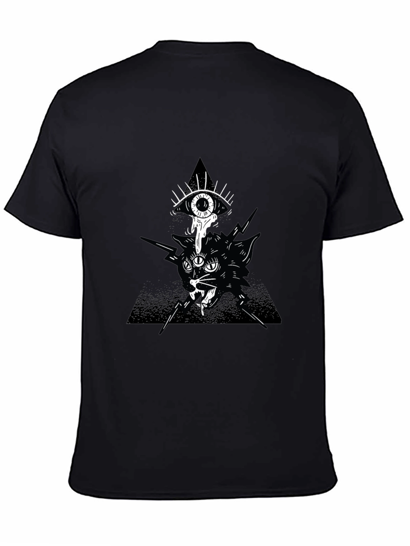Occult Cat Eye Graphic T-Shirt