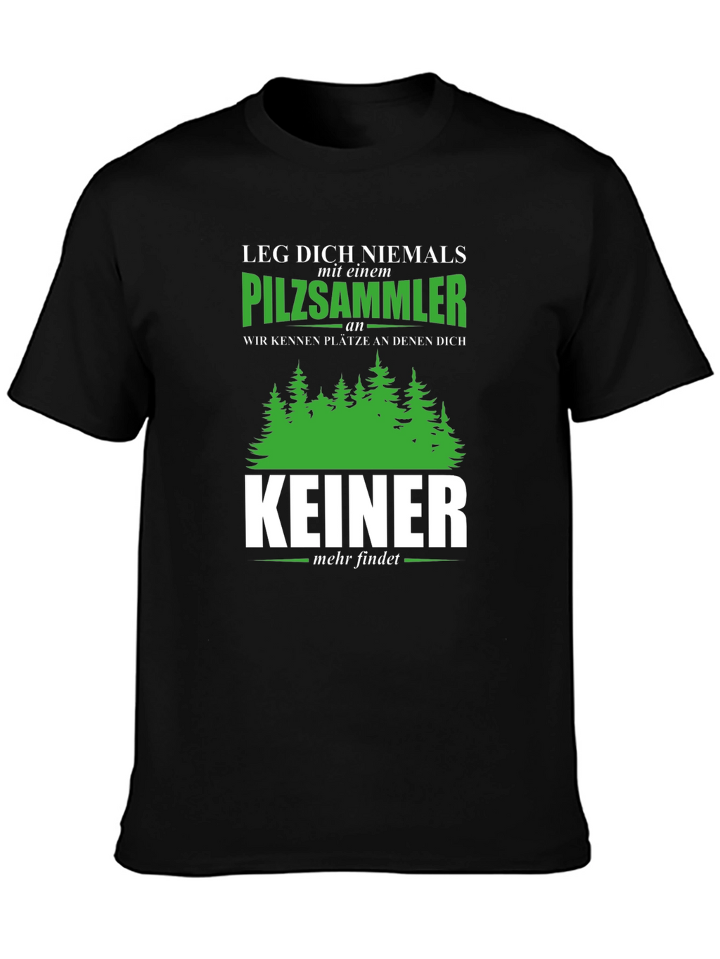 Pilzsammler T-Shirt - Mushroom Hunter Tee