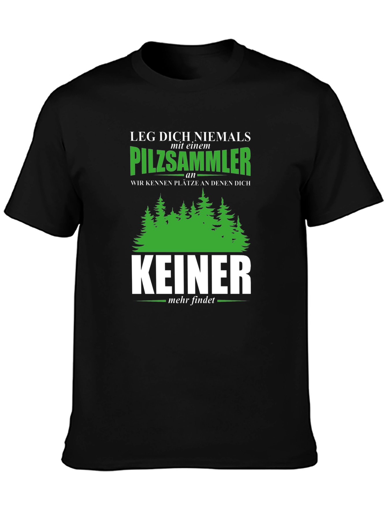 Pilzsammler T-Shirt - Mushroom Hunter Tee