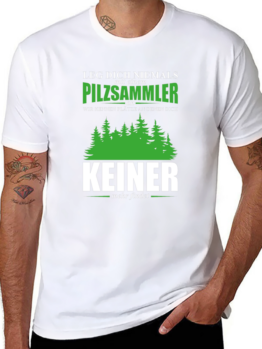 Pilzsammler T-Shirt - Mushroom Hunter Tee