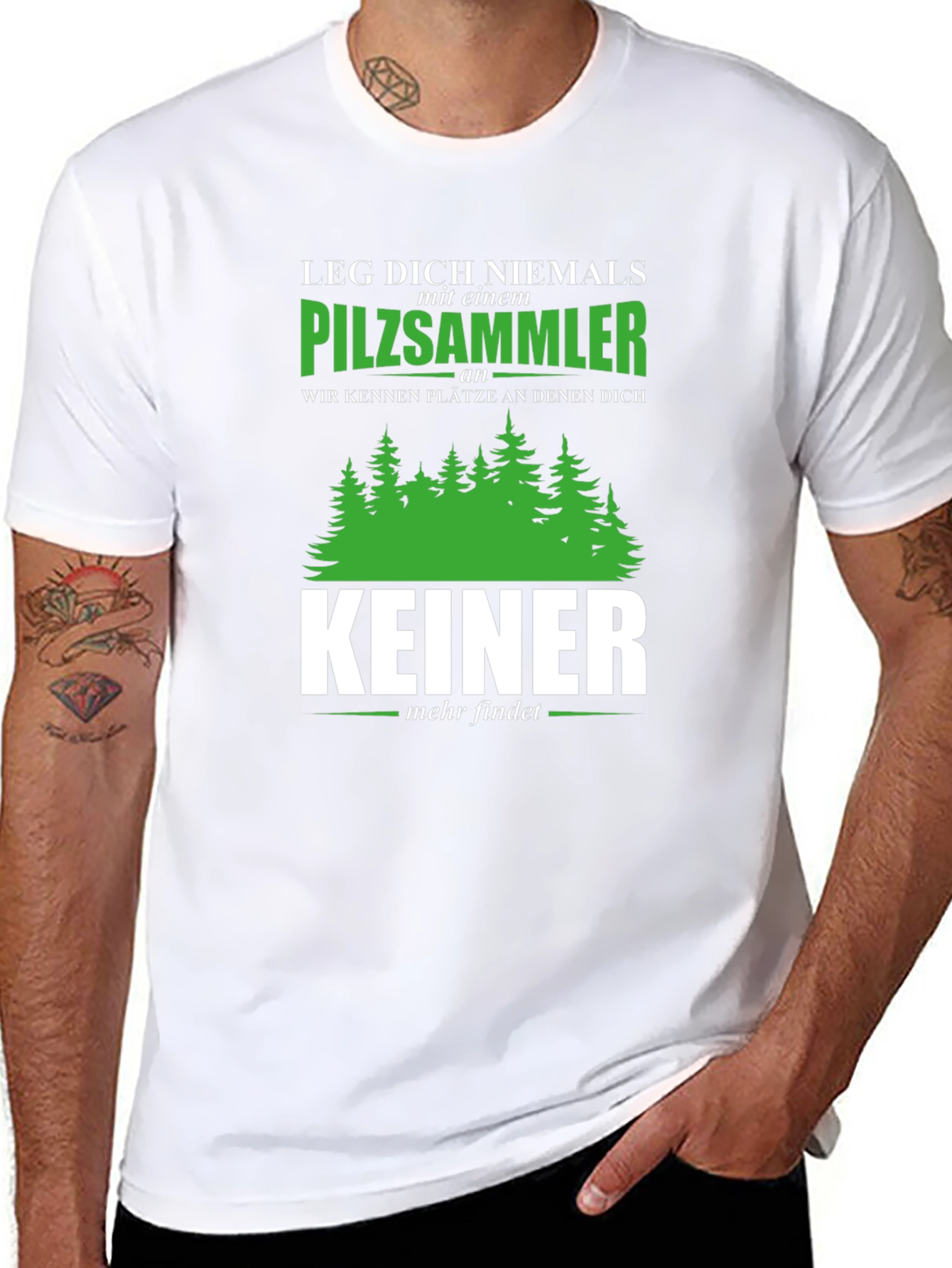 Pilzsammler T-Shirt - Mushroom Hunter Tee
