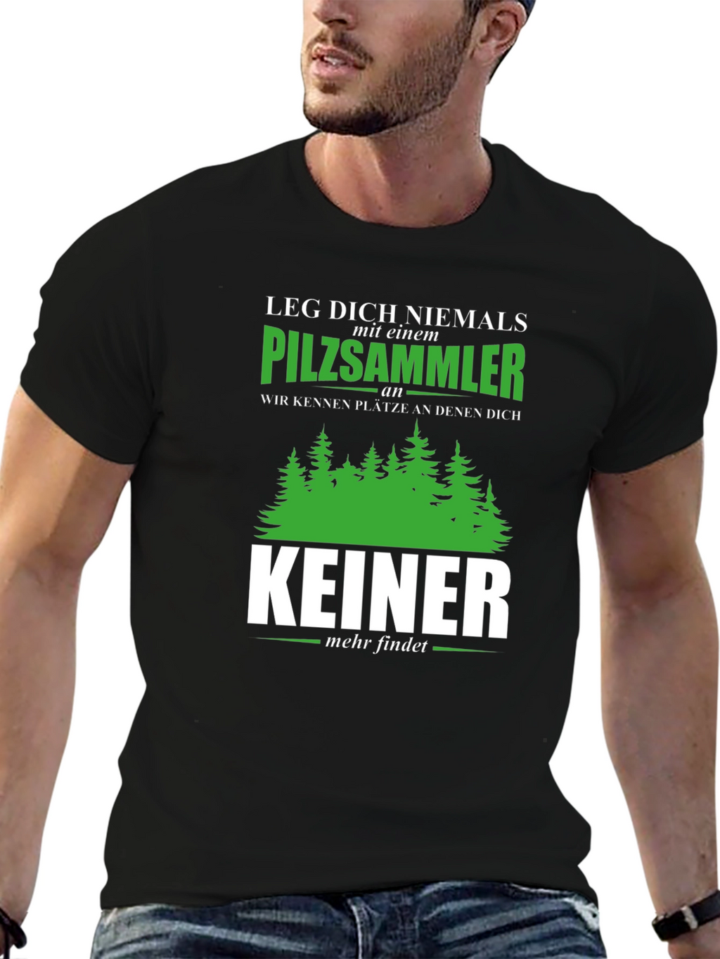 Pilzsammler T-Shirt - Mushroom Hunter Tee