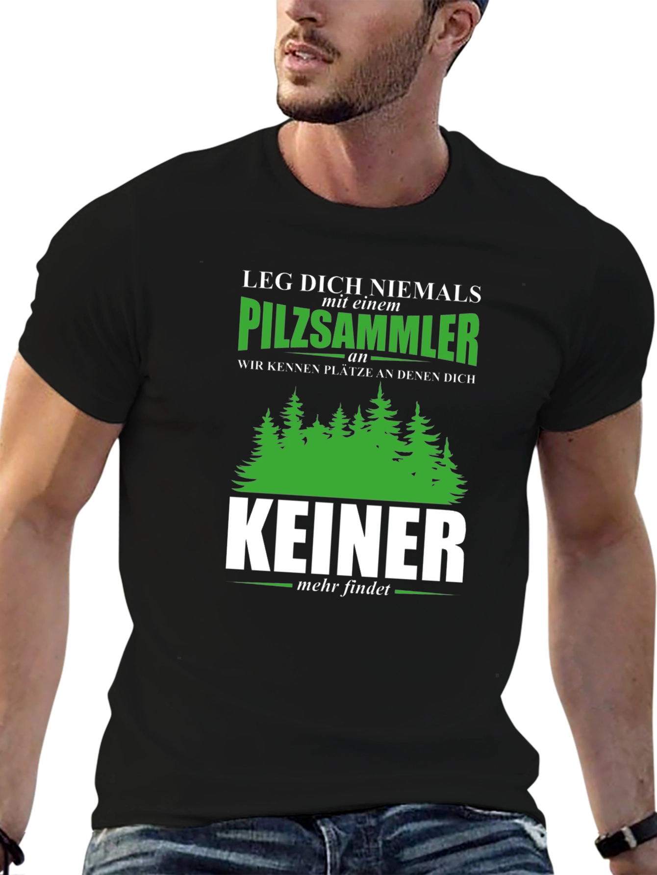 Pilzsammler T-Shirt - Mushroom Hunter Tee