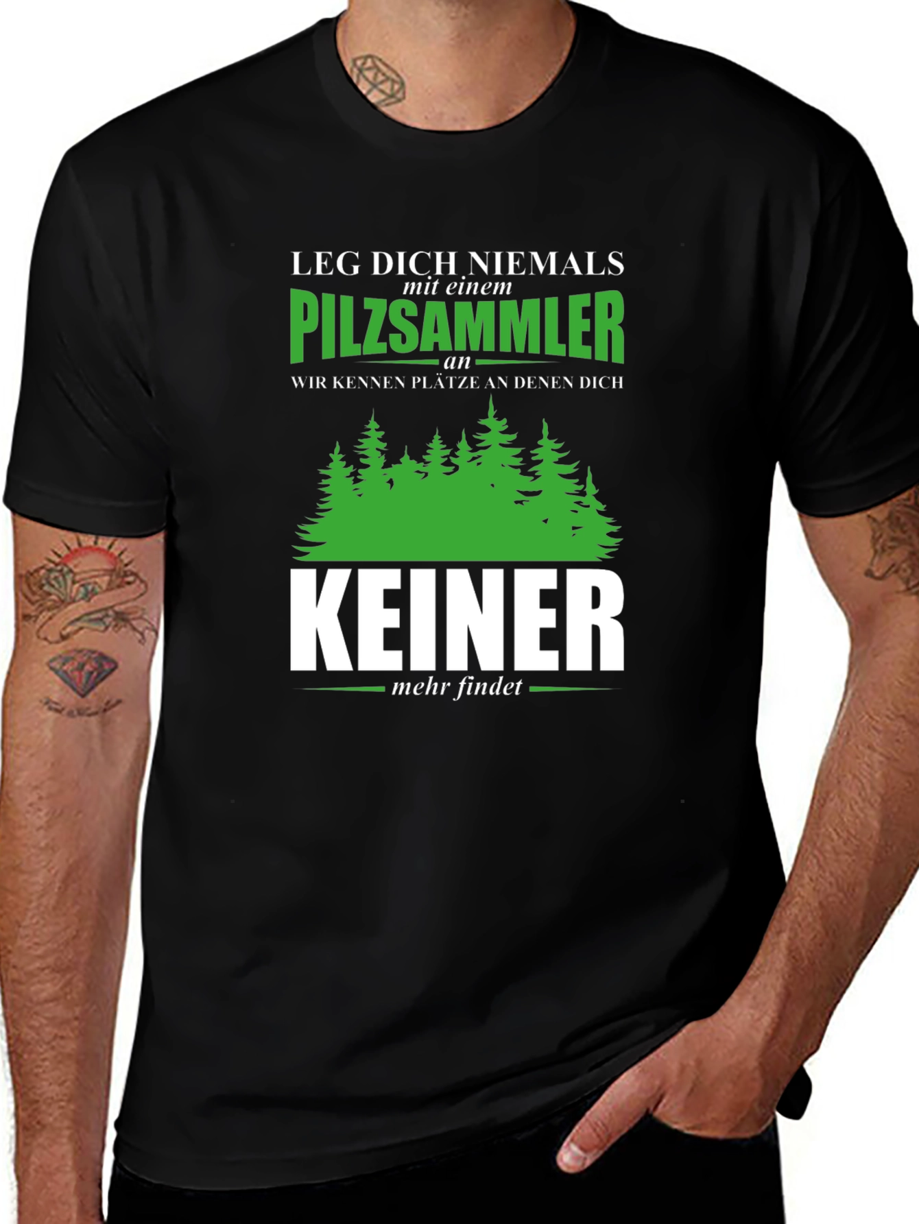 Pilzsammler T-Shirt - Mushroom Hunter Tee