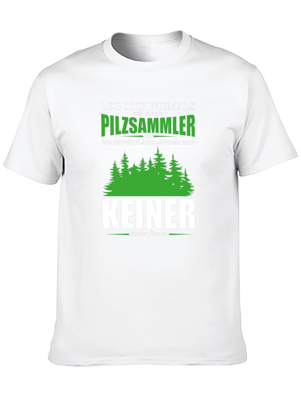 Pilzsammler T-Shirt - Mushroom Hunter Tee