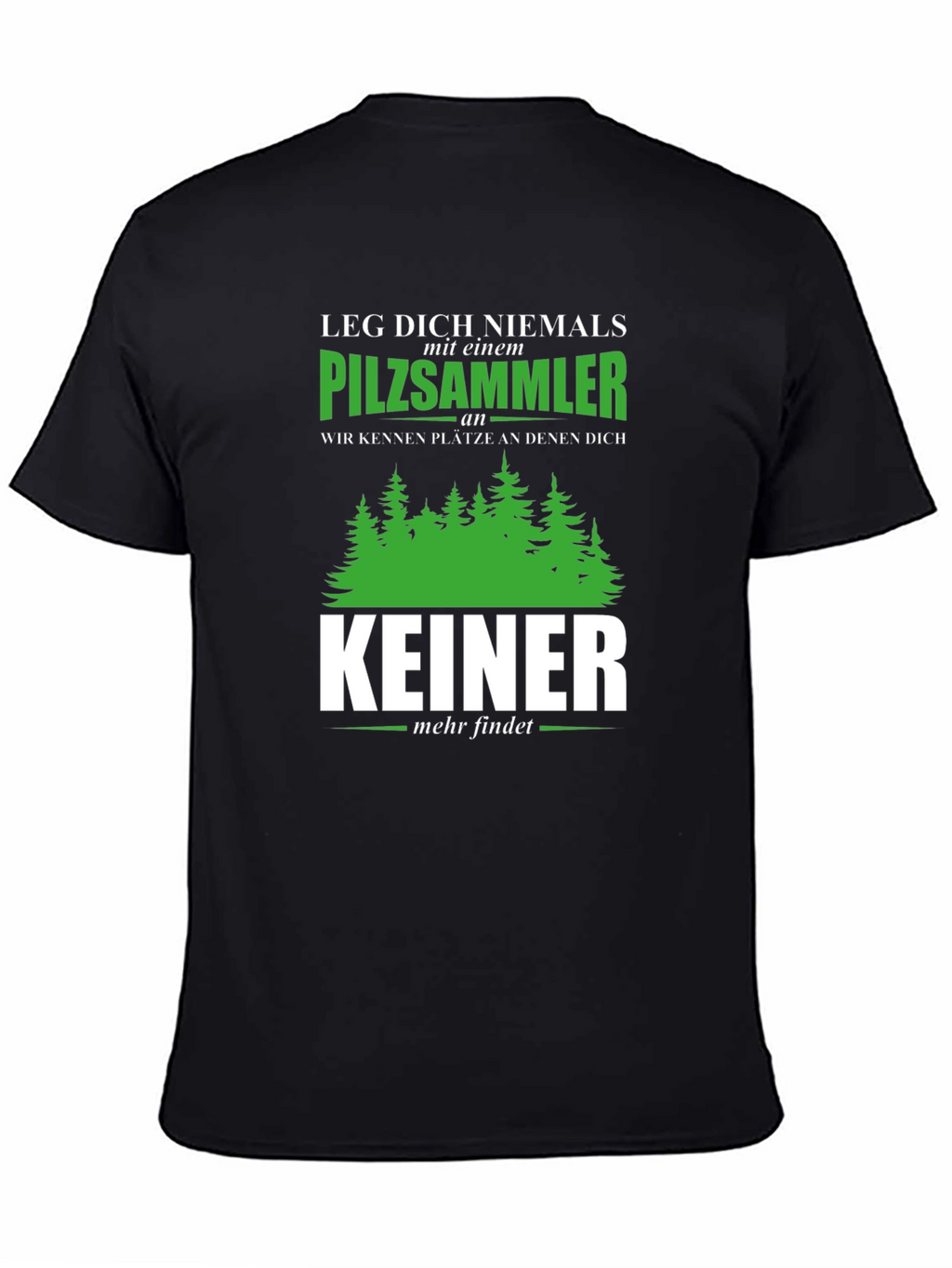 Pilzsammler T-Shirt - Mushroom Hunter Tee