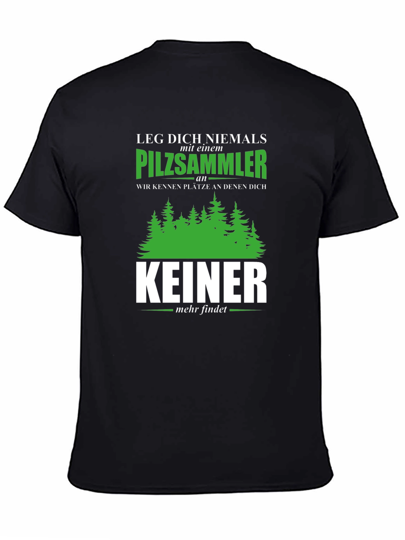 Pilzsammler T-Shirt - Mushroom Hunter Tee
