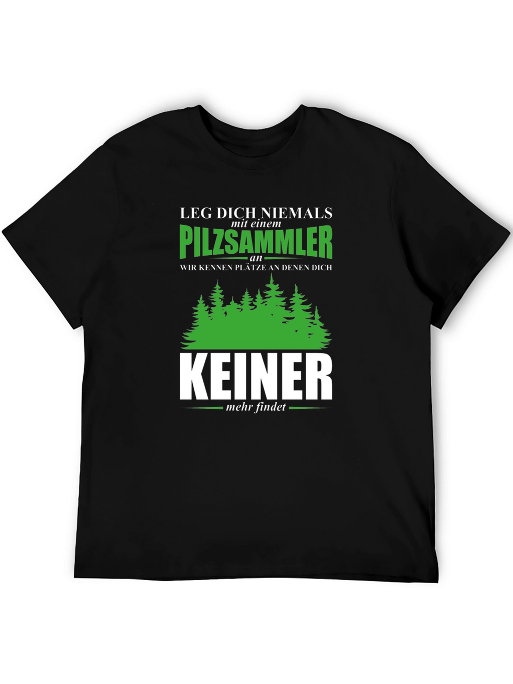 Pilzsammler T-Shirt - Mushroom Hunter Tee