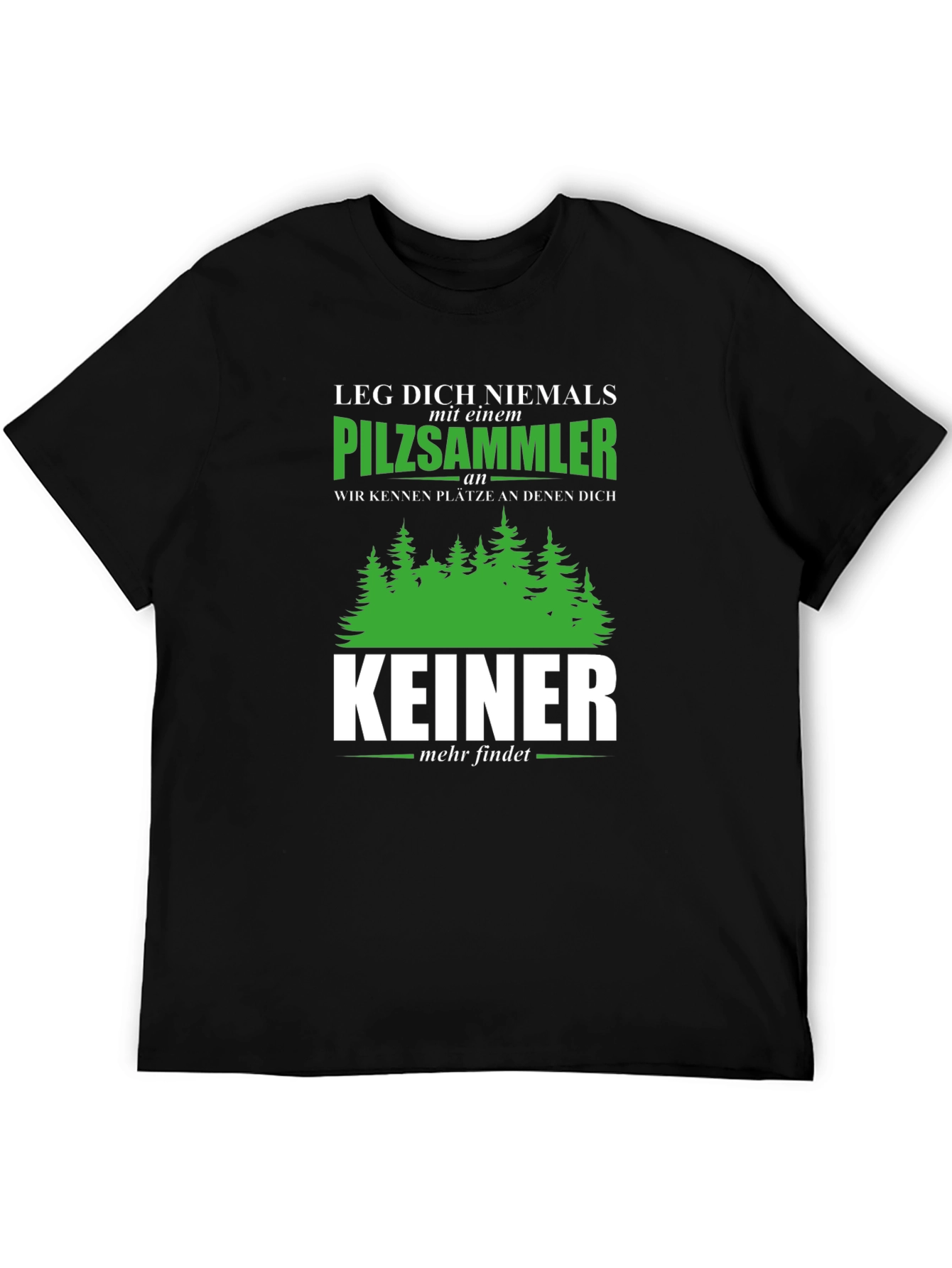 Pilzsammler T-Shirt - Mushroom Hunter Tee