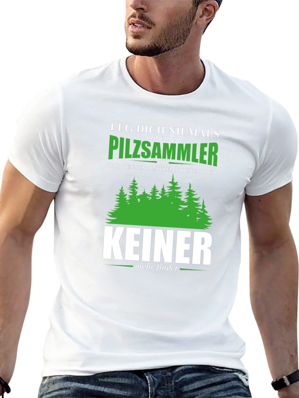 Pilzsammler T-Shirt - Mushroom Hunter Tee