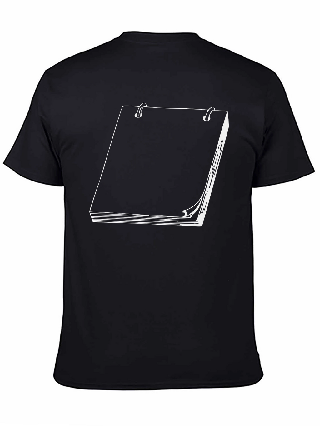 Sketchbook Graphic T-Shirt - Black Cotton Tee