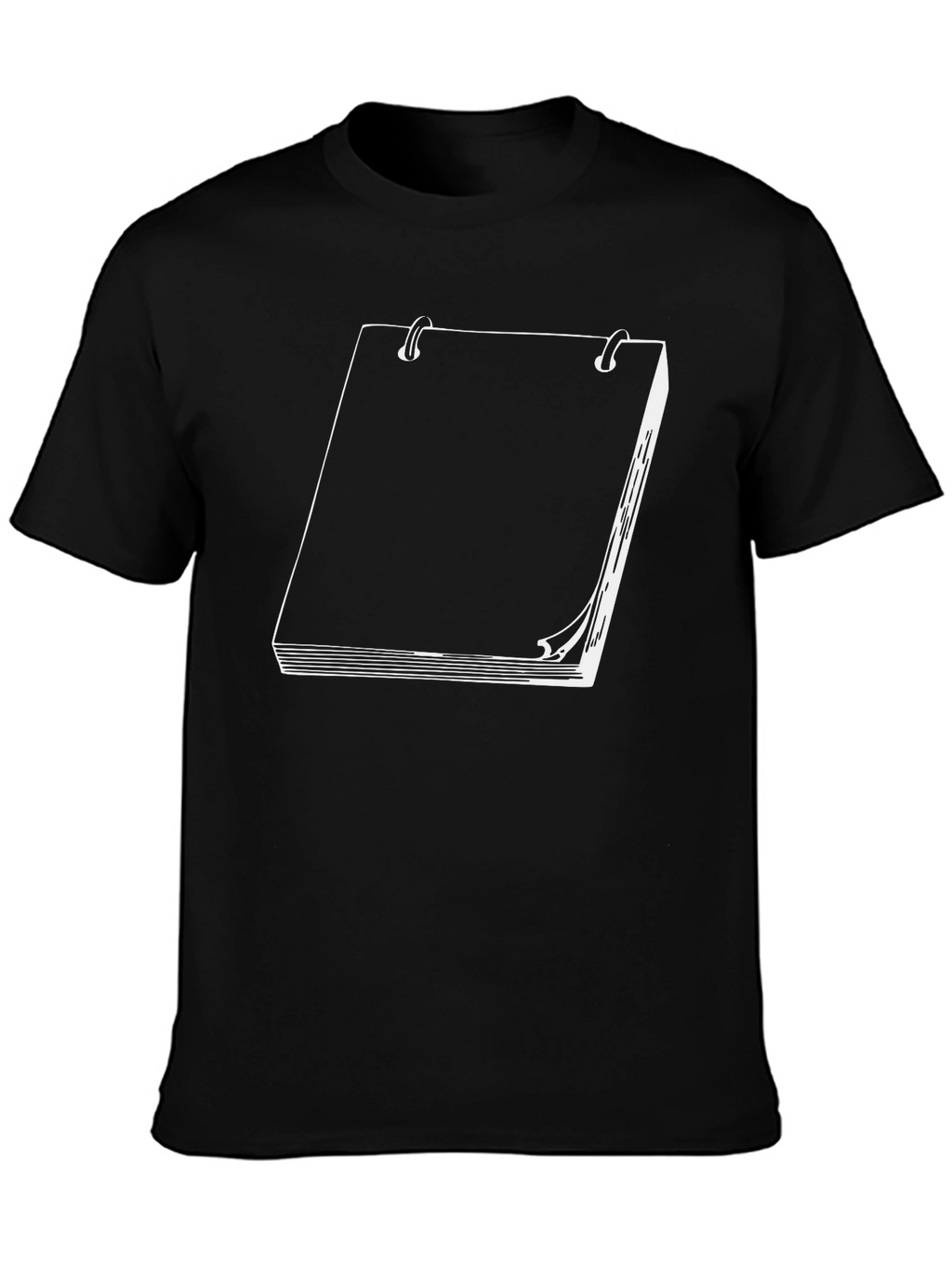 Sketchbook Graphic T-Shirt - Black Cotton Tee