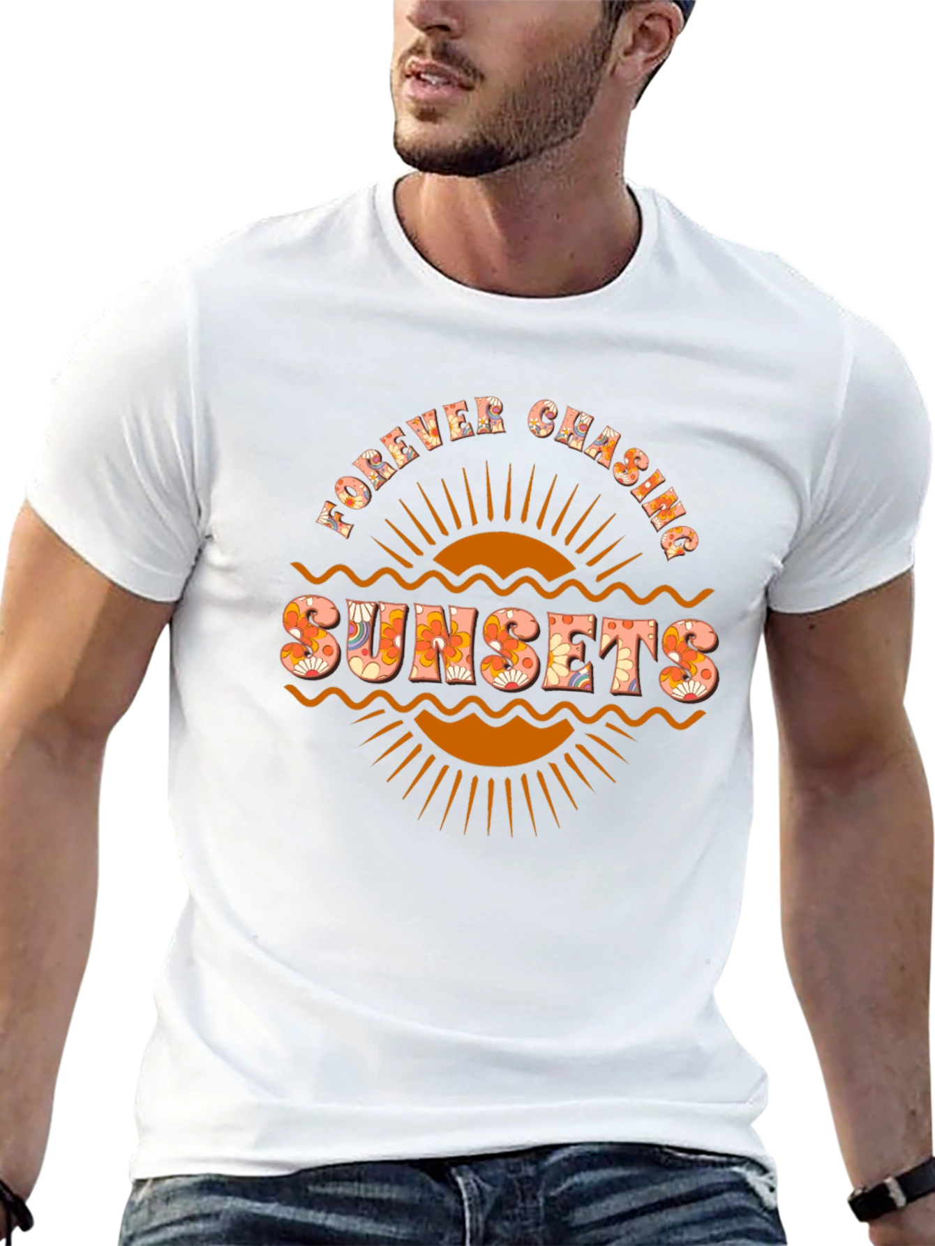 Forever Chasing Sunsets Graphic T-Shirt
