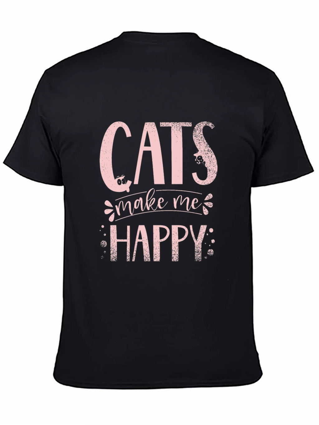 Cats Make Me Happy Graphic Tee