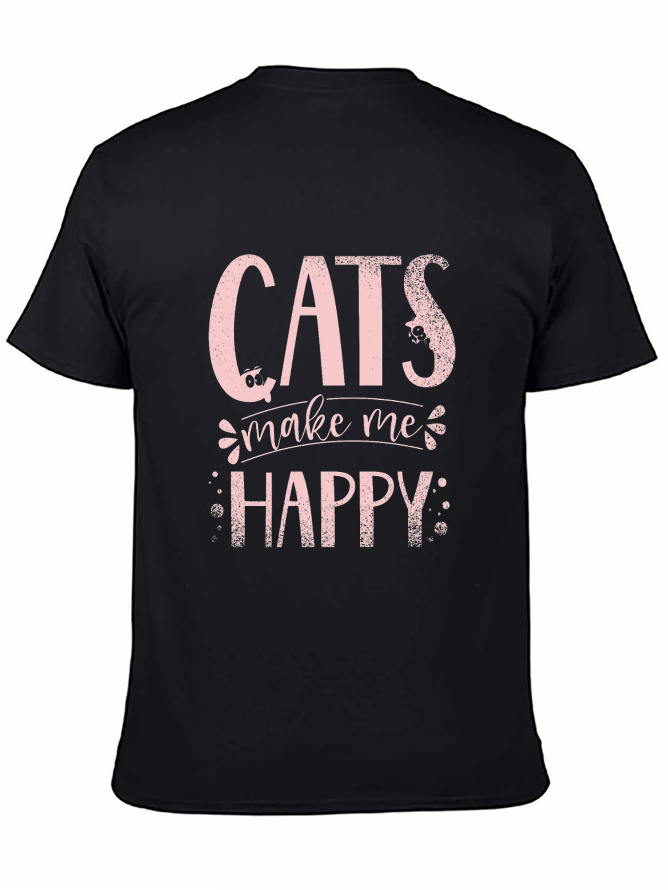 Cats Make Me Happy Graphic Tee