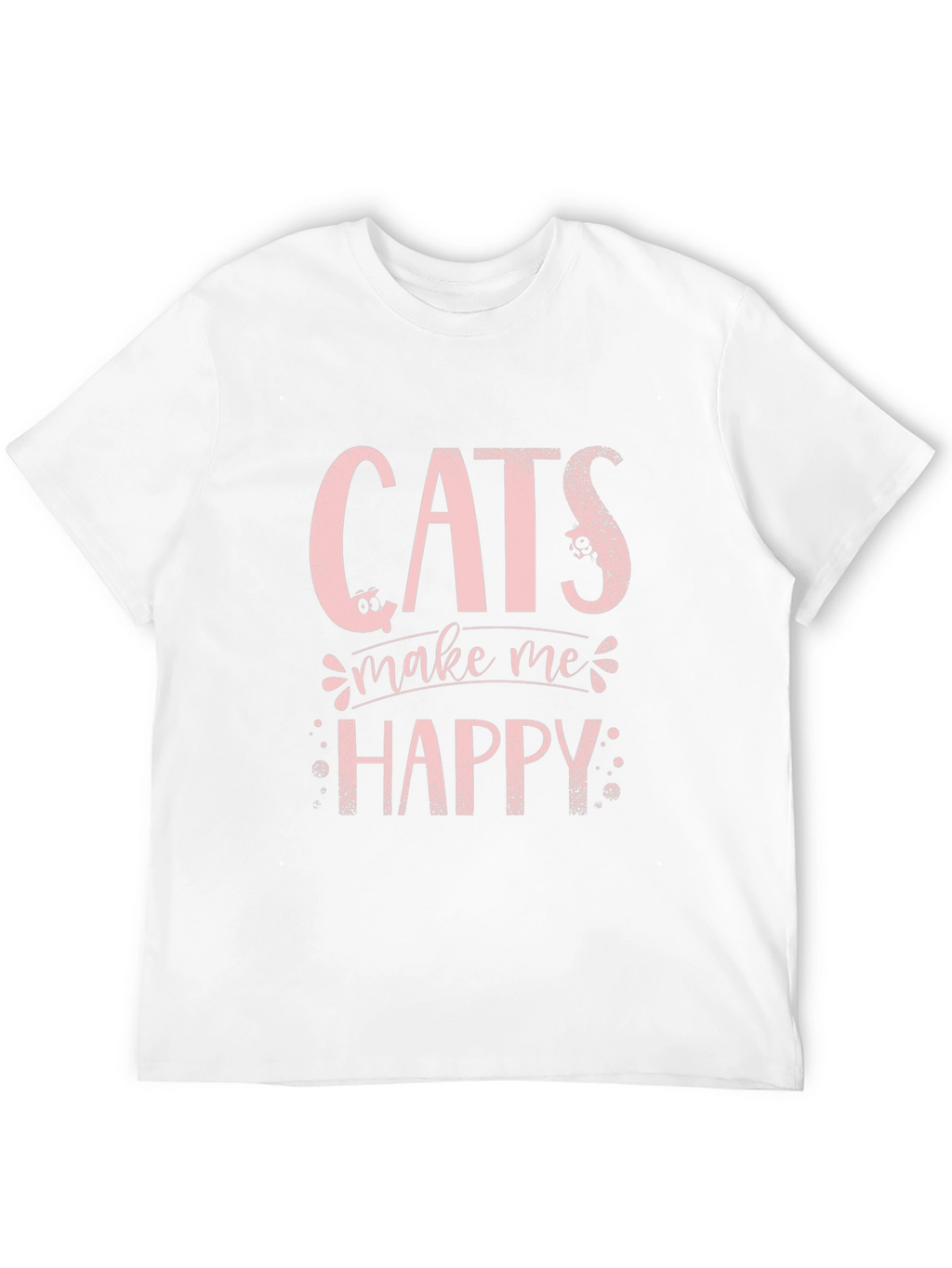 Cats Make Me Happy Graphic Tee