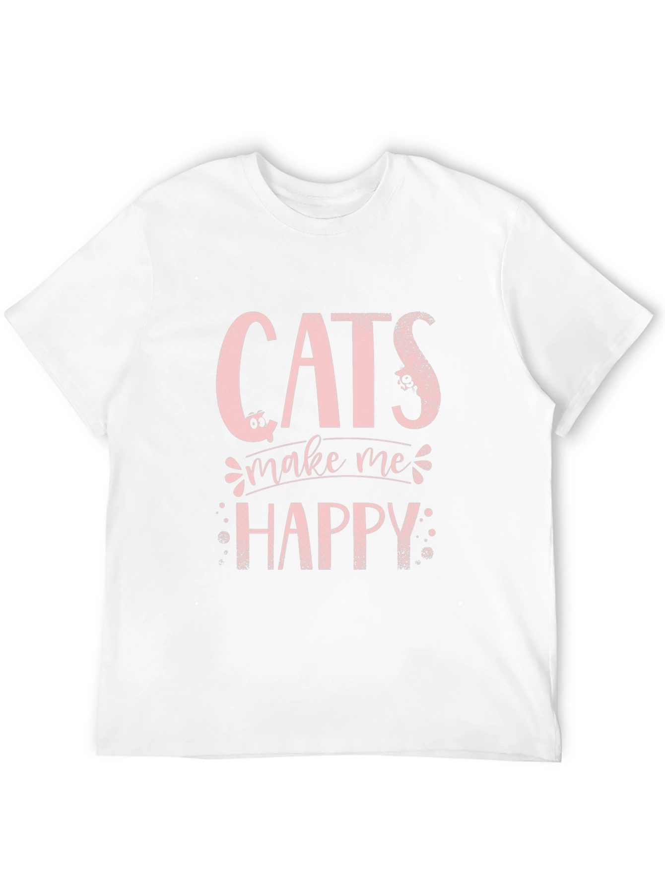 Cats Make Me Happy Graphic Tee