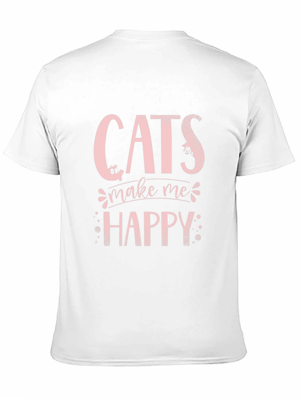 Cats Make Me Happy Graphic Tee