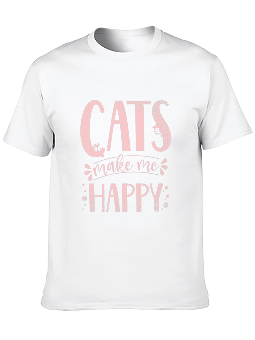 Cats Make Me Happy Graphic Tee